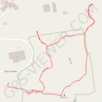 Walking at Walker & Robinson Memorial Reservation trail, distance, elevation, map, profile, GPS track