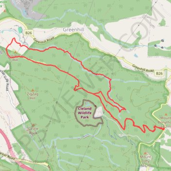 Sugarloaf Hill Loop trail, distance, elevation, map, profile, GPS track
