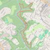 Wissahickon Gorge North Loop in Wissahickon Valley Park trail, distance, elevation, map, profile, GPS track