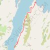 Pigeon Bay Walkway - Whitehead Bay trail, distance, elevation, map, profile, GPS track