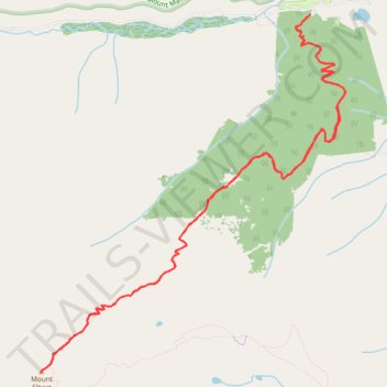 North Mount Elbert Trail trail, distance, elevation, map, profile, GPS track