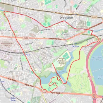 Morning Run trail, distance, elevation, map, profile, GPS track