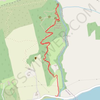 The Devils Chimney trail, distance, elevation, map, profile, GPS track