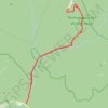 Bondcliff trail, distance, elevation, map, profile, GPS track