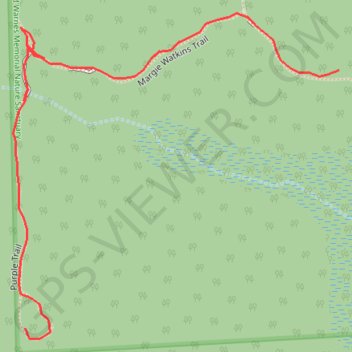 Wilcox Warnes Nature Sanctuary Trails in Shelby Township, MI trail, distance, elevation, map, profile, GPS track