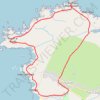 Butt of Ness lighthouse loop walk trail, distance, elevation, map, profile, GPS track