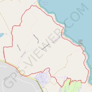 Meelup Loop trail, distance, elevation, map, profile, GPS track
