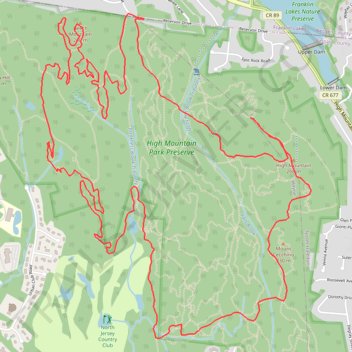 High Mountain Hardtail trail, distance, elevation, map, profile, GPS track