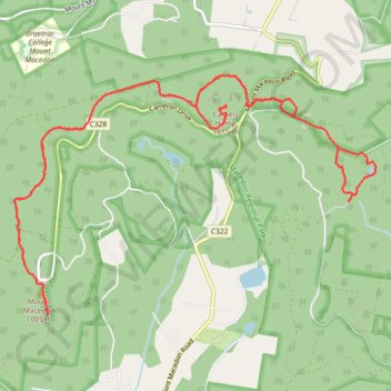 Mount Macedon - Camels Hump trail, distance, elevation, map, profile, GPS track
