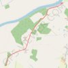 Footpath walk to Red Lion trail, distance, elevation, map, profile, GPS track