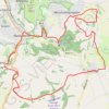 Gatcombe Park trail, distance, elevation, map, profile, GPS track