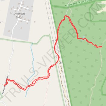 Prince Frederick Trail trail, distance, elevation, map, profile, GPS track