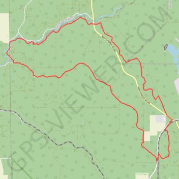 Herman road loop - New section of Mundabiddi trail trail, distance, elevation, map, profile, GPS track