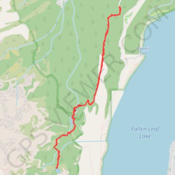 Cathedral Lake and Floating Island Lake trail, distance, elevation, map, profile, GPS track
