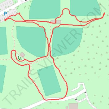 Santa Clarita Central Park loop walk trail, distance, elevation, map, profile, GPS track