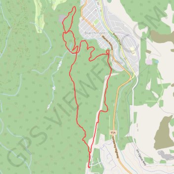 Bike trail near Kimberley trail, distance, elevation, map, profile, GPS track