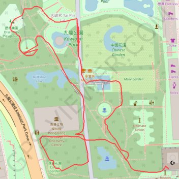 Kooloon Park Loop trail, distance, elevation, map, profile, GPS track
