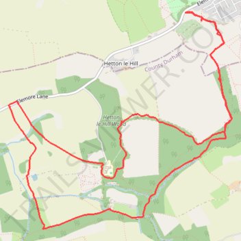 Elemore Loop Walk trail, distance, elevation, map, profile, GPS track