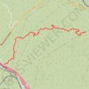 Crowder Canyon trail, distance, elevation, map, profile, GPS track