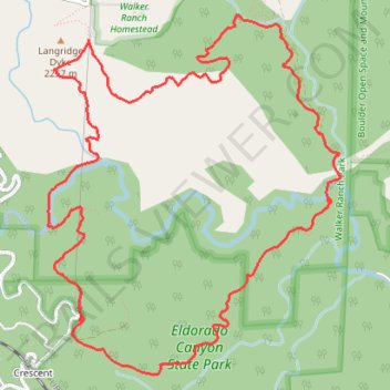 Walker Ranch Loop Trail in Walker Ranch Park trail, distance, elevation, map, profile, GPS track