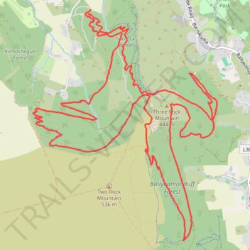 3Rock MTB trail, distance, elevation, map, profile, GPS track