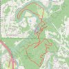 TVA Big Ridge Small Wild Area Loop Trails from Greenway Farms trail, distance, elevation, map, profile, GPS track