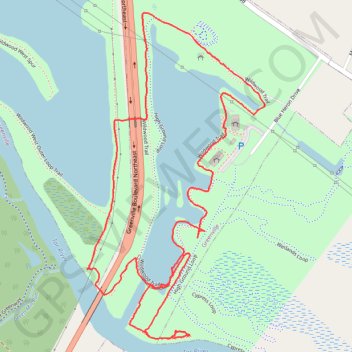 Wildwood river trail, distance, elevation, map, profile, GPS track