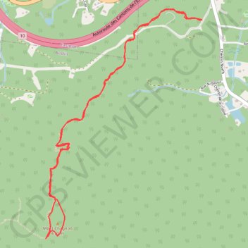 Mont Chagnon trail, distance, elevation, map, profile, GPS track