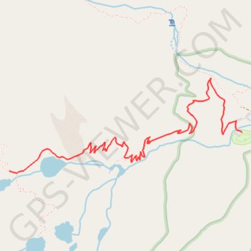 Little Pothole Lake, Gilbert Lake and Flower Lake via Kearsarge Pass Trail trail, distance, elevation, map, profile, GPS track