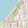 Alki Bluffs Loop trail, distance, elevation, map, profile, GPS track