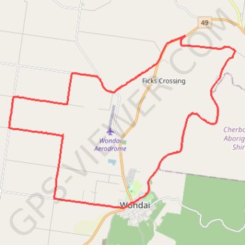 Murgon, Ficks Crossing and Greenview trail, distance, elevation, map, profile, GPS track