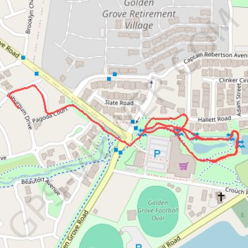 The Stables Reserve - Walk trail, distance, elevation, map, profile, GPS track