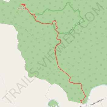 Mount Kandanga via Ryan's Creek Road trail, distance, elevation, map, profile, GPS track