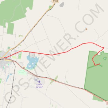Ararat - Langi Ghiran State Park trail, distance, elevation, map, profile, GPS track
