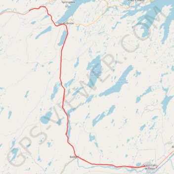 Sheppardville - Grand Falls-Windsor trail, distance, elevation, map, profile, GPS track