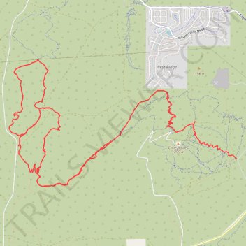 Cline Butte MTB trails trail, distance, elevation, map, profile, GPS track