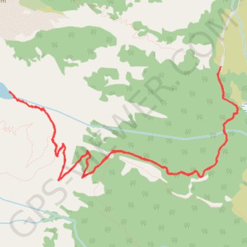 Delta Lake from Lupine Meadows Trailhead in Grand Teton National Park trail, distance, elevation, map, profile, GPS track
