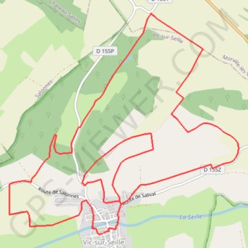 Circuit de l'ancienne route de Morville trail, distance, elevation, map, profile, GPS track
