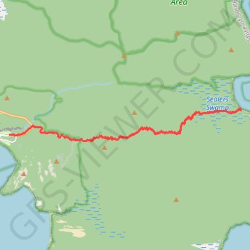 Sealers Bay Track trail, distance, elevation, map, profile, GPS track