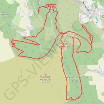 3Rock MTB trail, distance, elevation, map, profile, GPS track