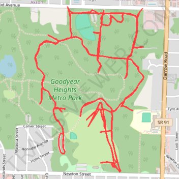 Trail Running trail, distance, elevation, map, profile, GPS track