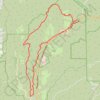 Caspers Wilderness Park Loop trail, distance, elevation, map, profile, GPS track