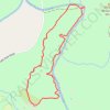 Fishing Creek Loop Trail at Medoc Mountain State Park trail, distance, elevation, map, profile, GPS track