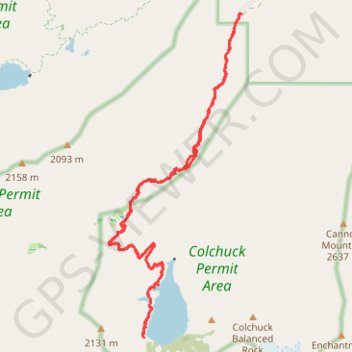 Colchuck Lake Trail in Okanogan-Wenatchee National Forest trail, distance, elevation, map, profile, GPS track