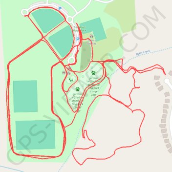 Mooresville Run trail, distance, elevation, map, profile, GPS track
