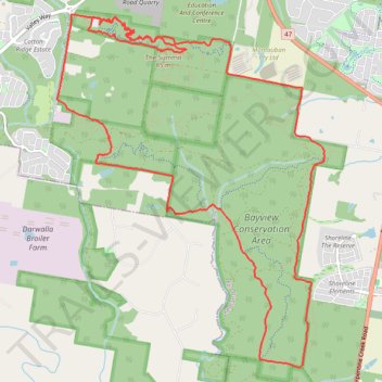 Bayview Conservation Area Loop trail, distance, elevation, map, profile, GPS track