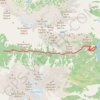 Cascade Canyon trail, distance, elevation, map, profile, GPS track