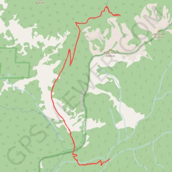 Hike Horse Meadow - Freel Pass trail, distance, elevation, map, profile, GPS track