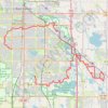 Poudre River trail trail, distance, elevation, map, profile, GPS track