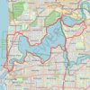 Perth - Swan River - Cottelsoe Beach trail, distance, elevation, map, profile, GPS track